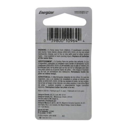 Energizer, Silver Oxide Battery 377, 1 Each