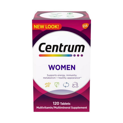 Centrum, Women Multivitamin, 120 Tablets