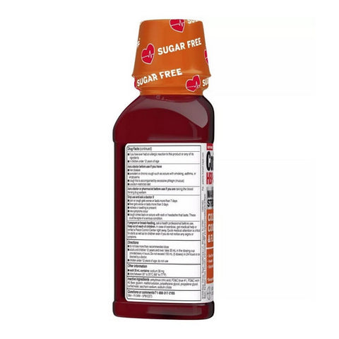 Coricidin Hbp, Maximum Strength Cough Cold Flu Liquid Cherry, 12 Oz