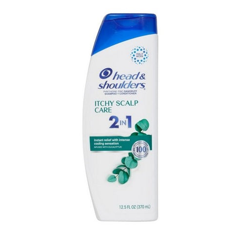 Head & Shoulders, Itchy Scalp Care 2 in 1 Dandruff Shampoo Plus Conditioner, 12.5 Oz