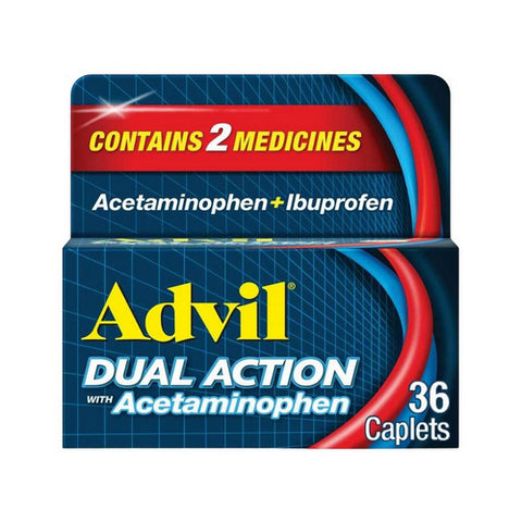 Dual Action With Acetaminophen 36 Caps by Advil