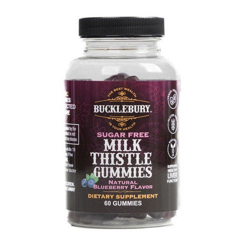 Bucklebury, Milk Thistle Gummies Sugar Free, 60 Gummies