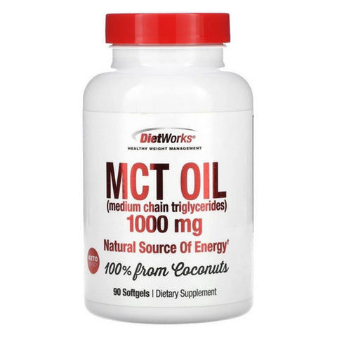DietWorks, MCT Oil, 1000 Mg, 90 Softgels