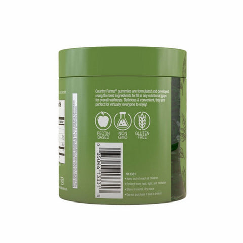 Country Farms, Matcha Green Tea Natural, 60 Gummies