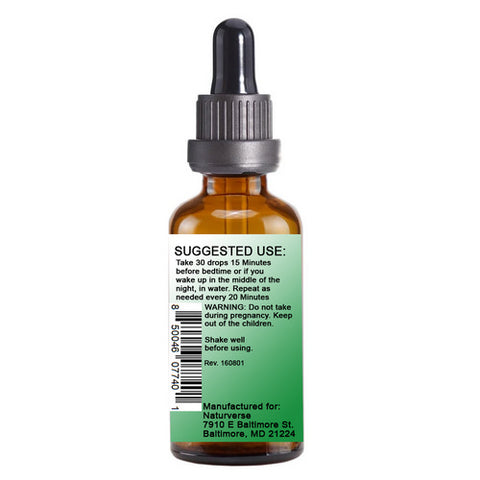 Naturverse, Sleep With Valerian And Melatonin Liquid Extract, 1 Oz