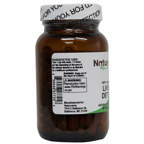 Naturverse, Liver Detox Powder Capsules, 90 VegCaps