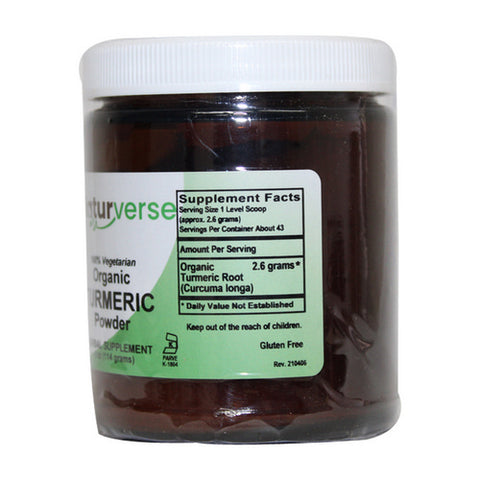 Naturverse, Organic Turmeric Root Powder, 4 Oz