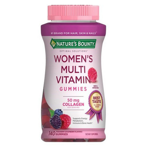 Nature's Bounty, Women's Multivitamin Gummies With Collagen, 140 Count