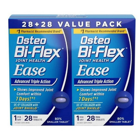 Osteo Bi-Flex, Ease Advanced Triple Action With Vitamin D Joint Supplements, 28 + 28 Count