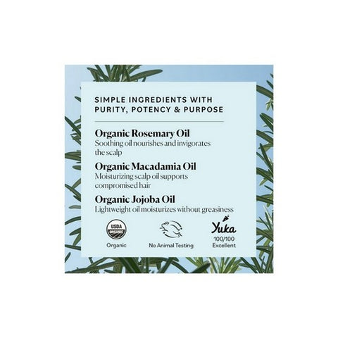 Sky Organics, Organic Rosemary Strong Roots Oil With Macadamia Oil, 2 Oz