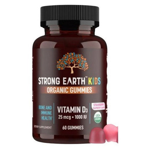 Yum-V's, Strong Earth Organic Vitamin D3, 60 Gummies Yum-V's