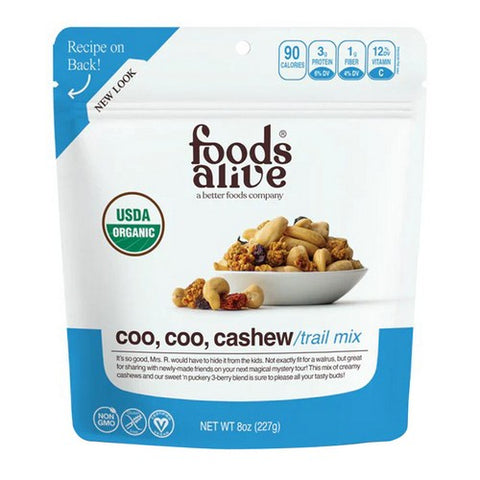 Foods Alive, Coo Coo Cashew Trail Mix, 8 Oz