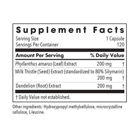 Nutricology/ Allergy Research Group, Milk Thistle Plus With Phyllanthus And Dandelion, 120 Veg Caps