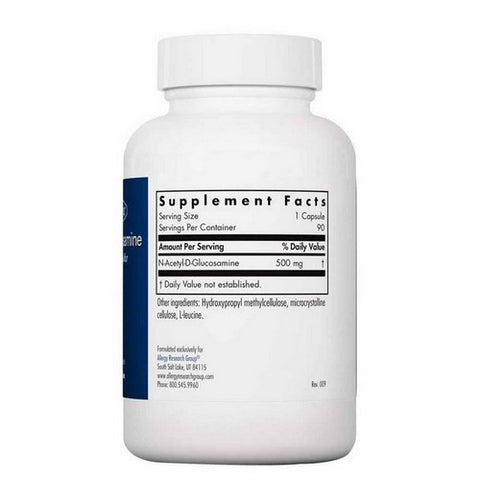 Nutricology/ Allergy Research Group, N-Acetyl Glucosamine Vegan And Non-Sulfur, 90 Veg Caps