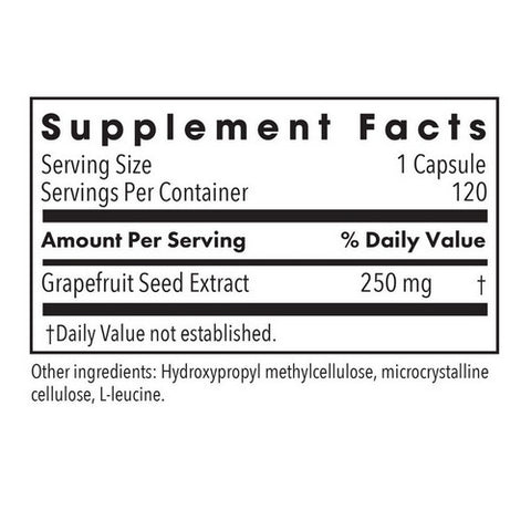 Nutricology/ Allergy Research Group, ParaMicrocidin 250 Grapefruit Seed Extract, 120 Veg Caps