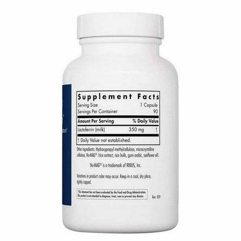Nutricology/ Allergy Research Group, Laktoferrin Immune Peptide From Colostrum, 350 Mg, 120 Veg Caps