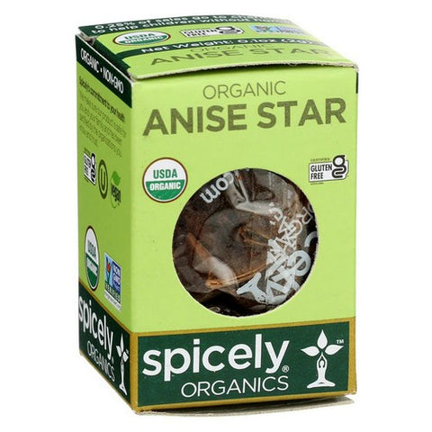 Spicely Organics, Organic Anise Star Pods, 0.1 Oz (Case Of 6)