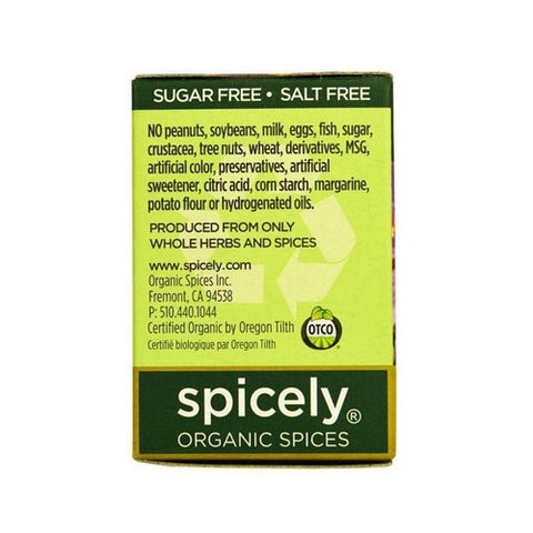 Spicely Organics, Organic Poppy Seeds, 0.4 Oz (Case Of 6)
