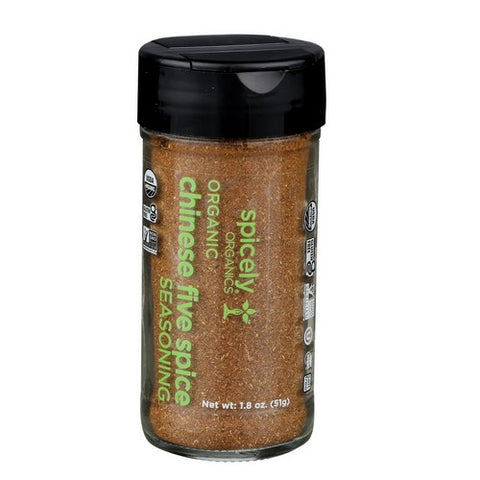 Spicely Organics, Organic Chinese Five Spice Seasoning, 1.8 Oz (Case Of 3)