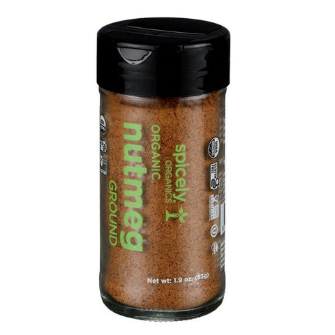 Spicely Organics, Organic Nutmeg Ground, 1.9 Oz (Case Of 3)