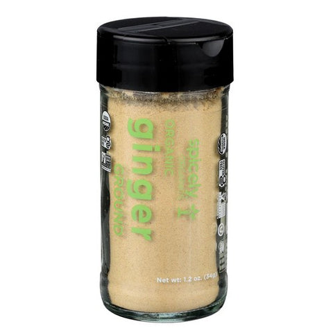 Spicely Organics, Organic Ginger Ground, 1.2 Oz (Case Of 3)