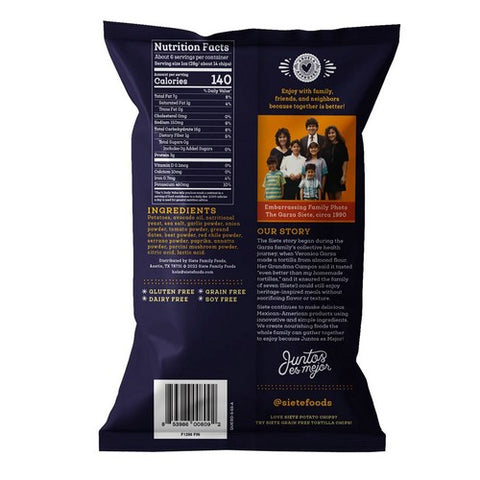 Siete, Queso Kettle Cooked Potato Chips, 5.5 Oz (Case Of 6)
