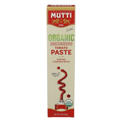 Mutti, Organic Double Concentrated Tomato Paste, 6.5 Oz (Case Of 12)