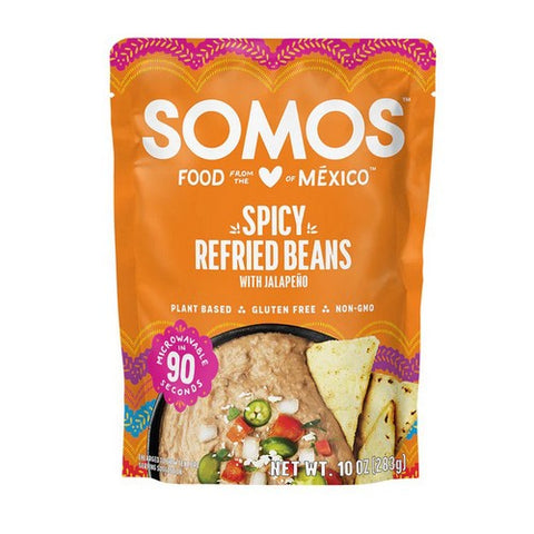 Somos, Spicy Refried Beans, 10 Oz (Case Of 6)