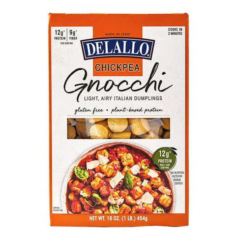 Delallo, Chickpea Gnocchi, 16 Oz (Case Of 6)