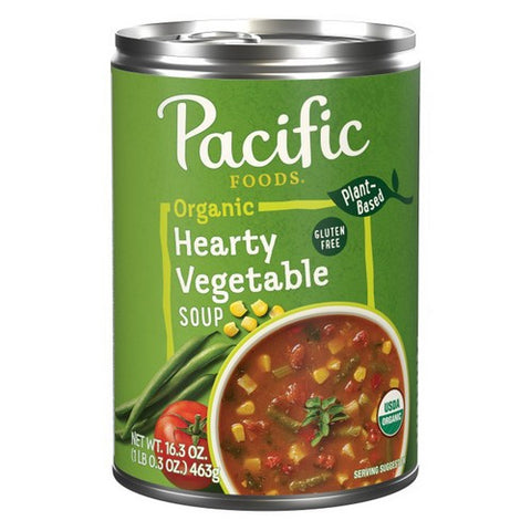 Pacific Foods, Organic Hearty Vegetable Soup, 16.3 Oz (Case Of 12)