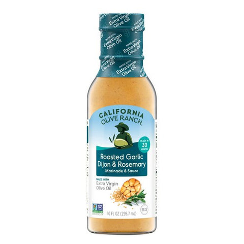 California Olive Ranch, Roasted Garlic Dijon And Rosemary Marinade Sauce, 10 Oz (Case Of 6)