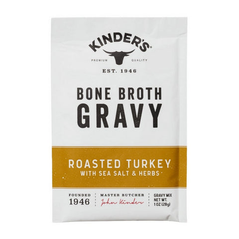 Kinders, Gravy Bone Broth Roasted Turkey, 1 Oz (Case Of 15)
