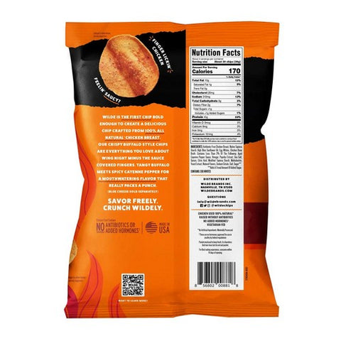 Wilde Snacks, Buffalo Chicken Style Chips, 4 Oz (Case Of 12)