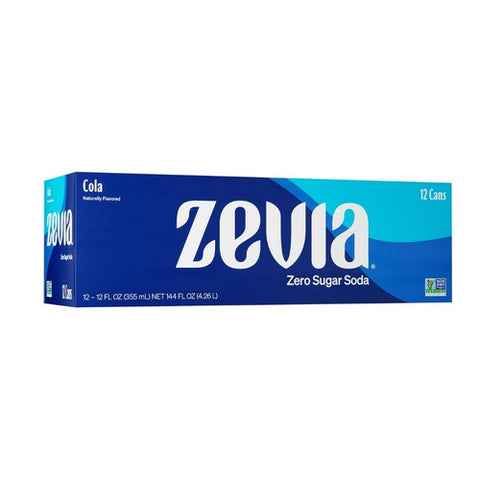 Zevia, Cola Soda Zero Calorie, 144 Oz (Case Of 2)