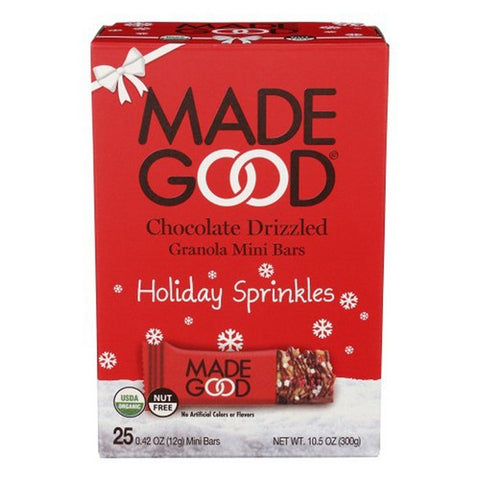 Madegood, Chocolate Drizzled Granola Mini Bars, 0.42 Oz (Case Of 4)
