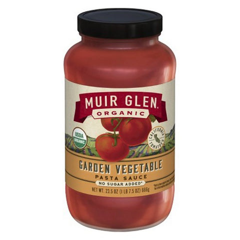 Muir Glen, Organic Garden Vegetable Pasta Sauce, 23.5 Oz (Case Of 12)