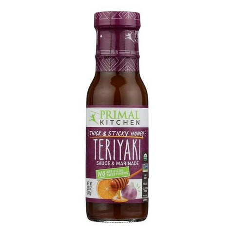 Primal Kitchen, Teriyaki Sauce Honey, 8.5 Oz (Case Of 6)