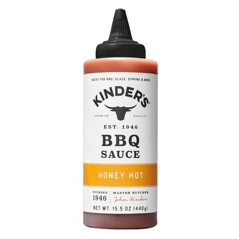 Kinders, Honey Hot BBQ Sauce, 15.5 Oz (Case Of 6)
