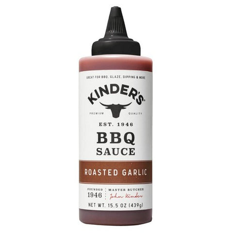 Kinders, Roasted Garlic BBQ Sauce, 15.5 Oz (Case Of 6)