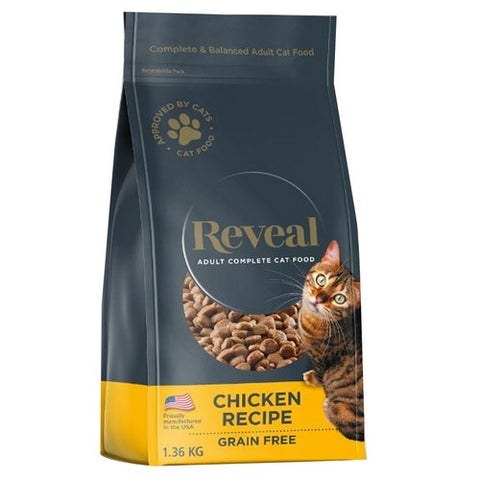 Reveal, Adult Complete Chicken Recipe Cat Food, 3 Lbs (Case Of 3)