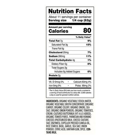 Sonoma Gourmet, Creamy Tomato Parmesan Sauce, 24.5 Oz