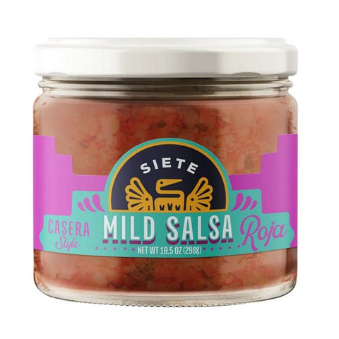 Siete, Casera Style Mild Salsa Roja, 10.5 Oz (Case Of 6)