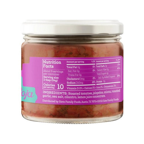 Siete, Casera Style Mild Salsa Roja, 10.5 Oz (Case Of 6)