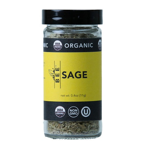 Bee Spices, Organic Sage, 0.4 Oz (Case Of 6)