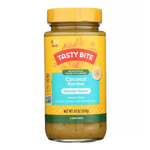 Tasty Bite, Simmer Sauce Coconut Korma, 13 Oz (Case Of 6)