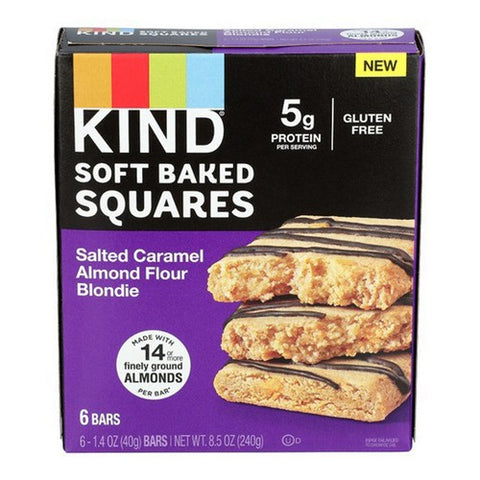 Kind, Soft Baked Squares Salted Caramel Almond Flour Blondie, 8.5 Oz (Case Of 8)