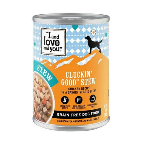 I And Love And You, Cluckin Good Stew Wet Dog Food, 13 Oz(Case Of 12)