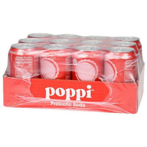 Poppi, Classic Cola Prebiotic Soda, 12 Oz(Case Of 12)