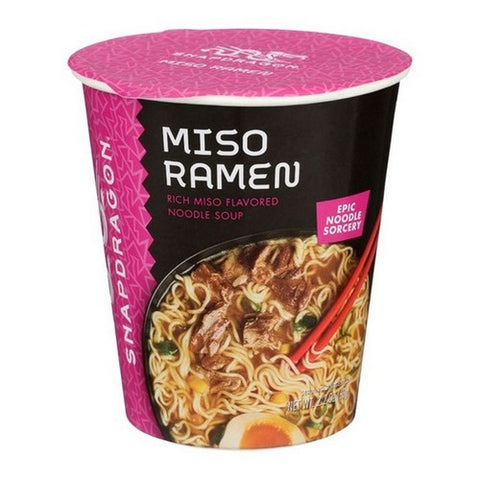 Snapdragon, Miso Ramen Noodle Soup, 2.2 Oz(Case Of 6)