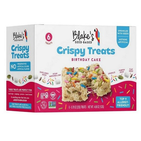 Blakes Seed Based, Crispy Treats Birthday Cake, 4.68 Oz(Case Of 6)